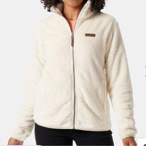 Columbia Cream/White Sherpa Jacket